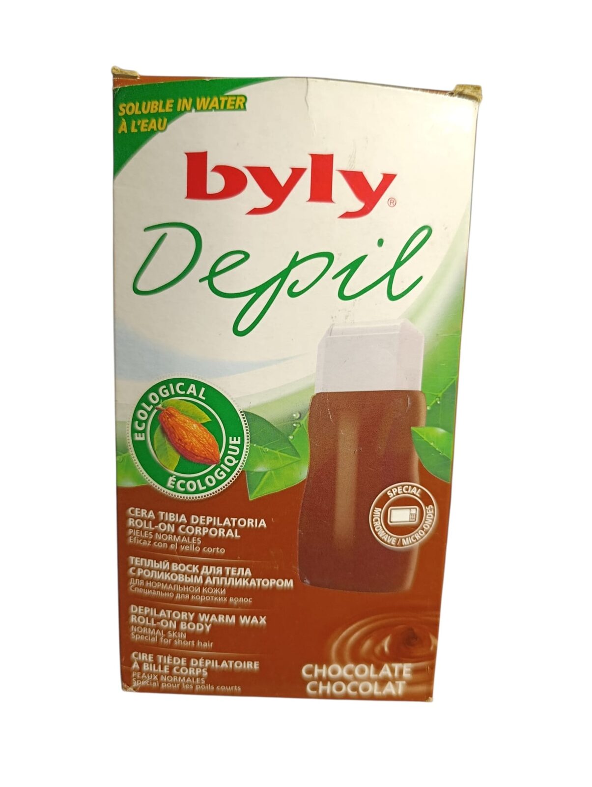 Cera depilatoria de chocolate