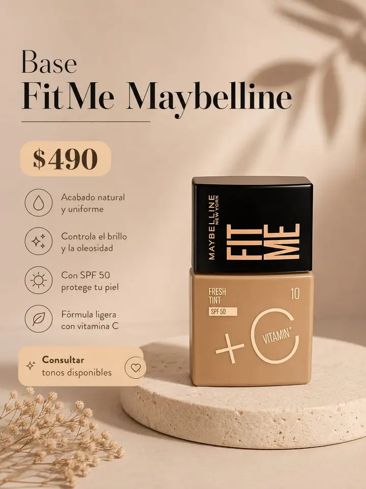 Base FitMe Maybelline