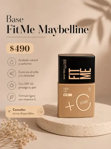 Base FitMe Maybelline