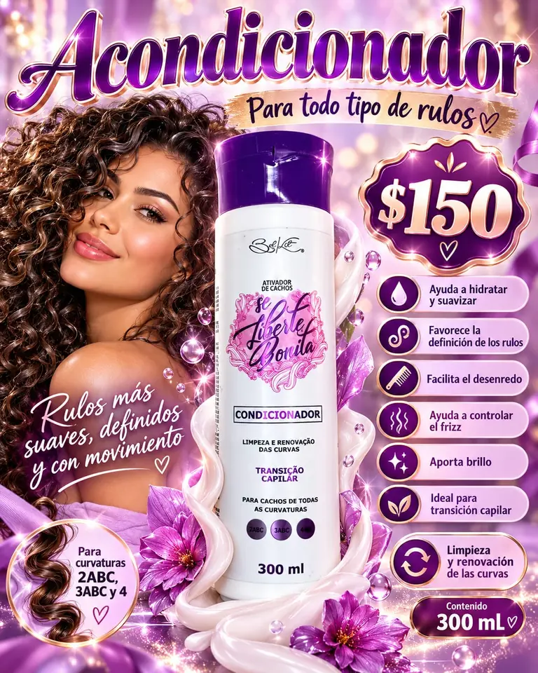 Acondicionador para rulos