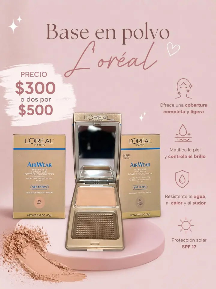 Base en polvo L´oréal