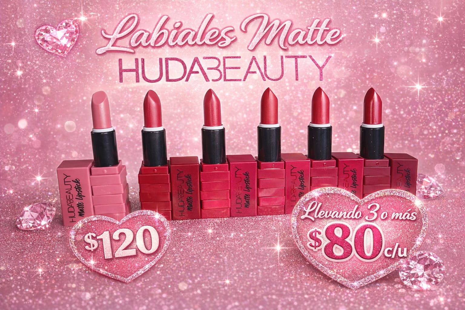 Labiales matte HudaBeauty
