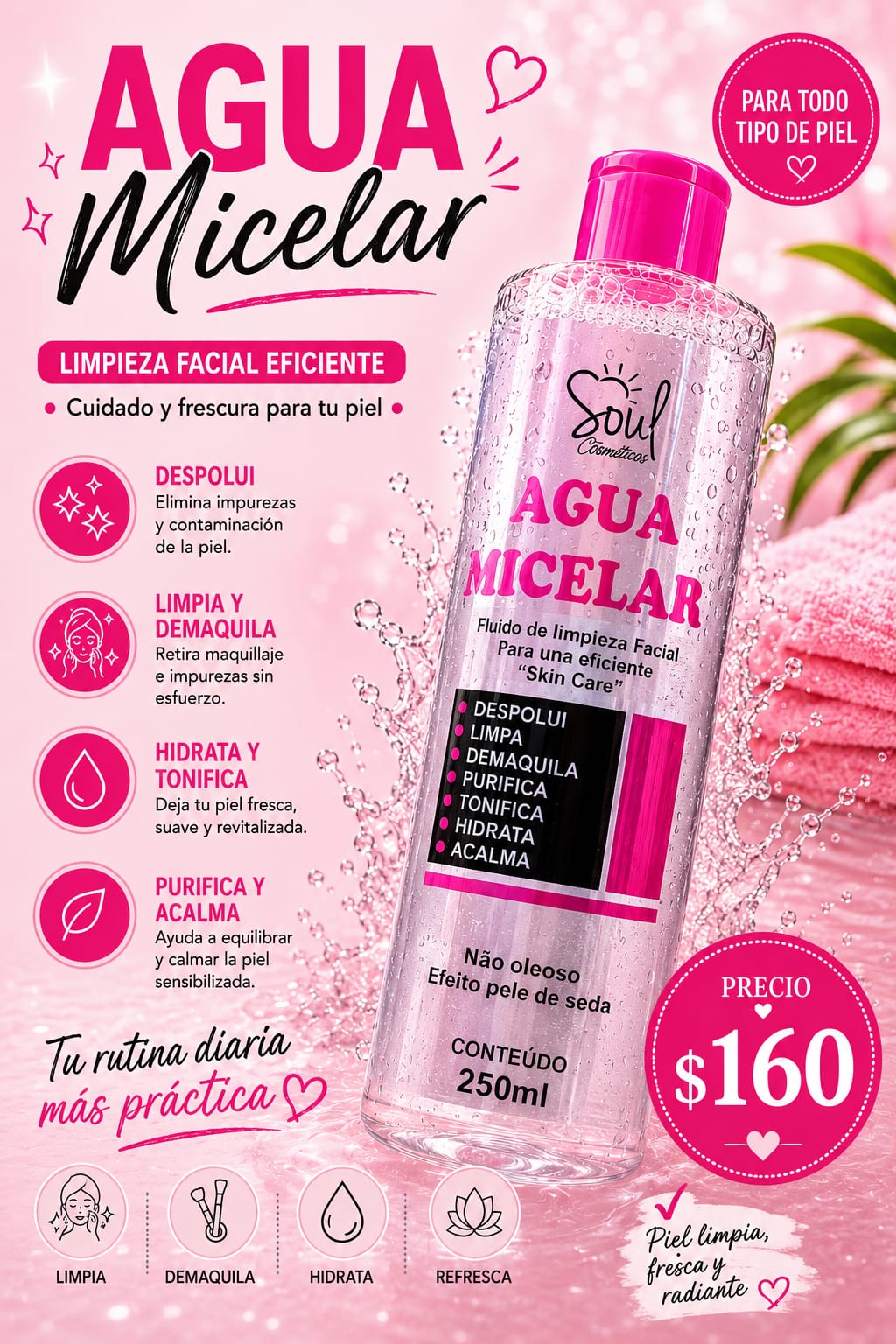 Agua micelar