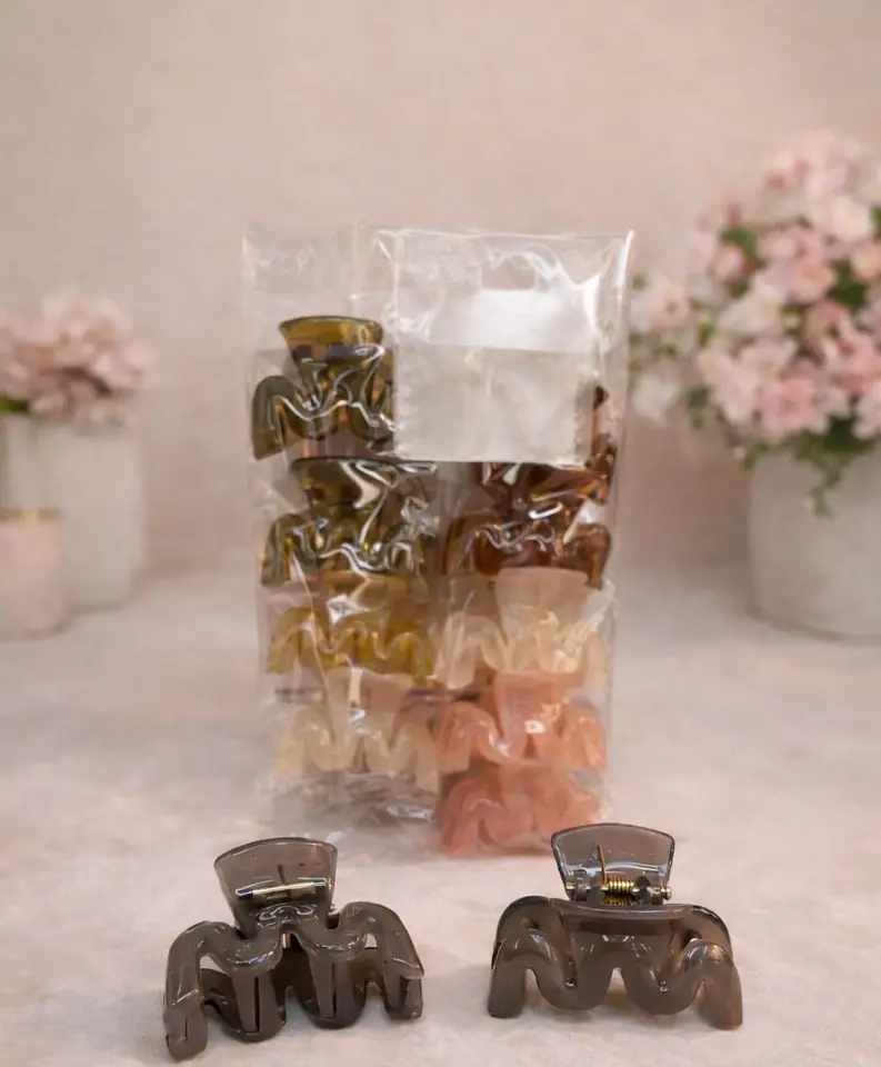 Pinzas de pelo flor chicas unidad