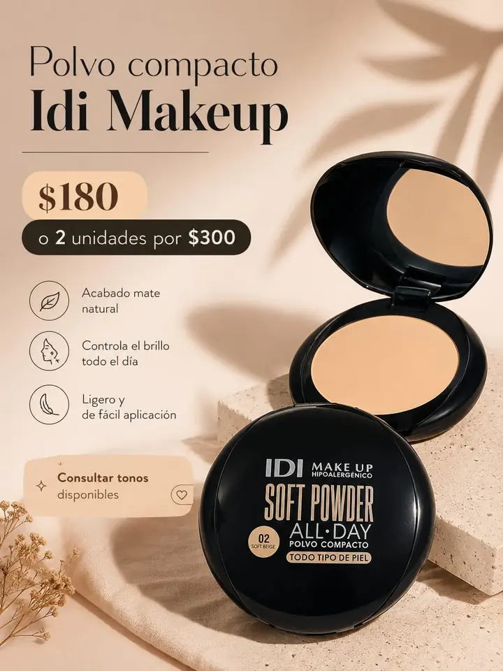 Polvo compacto Idi Makeup