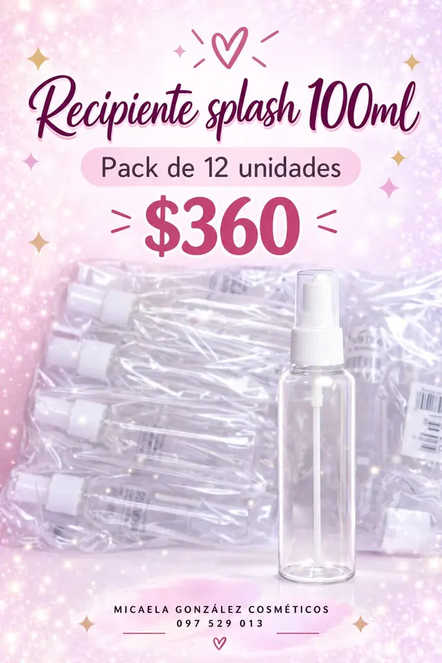 Dispensdor splash 100ml pack x12 unidades