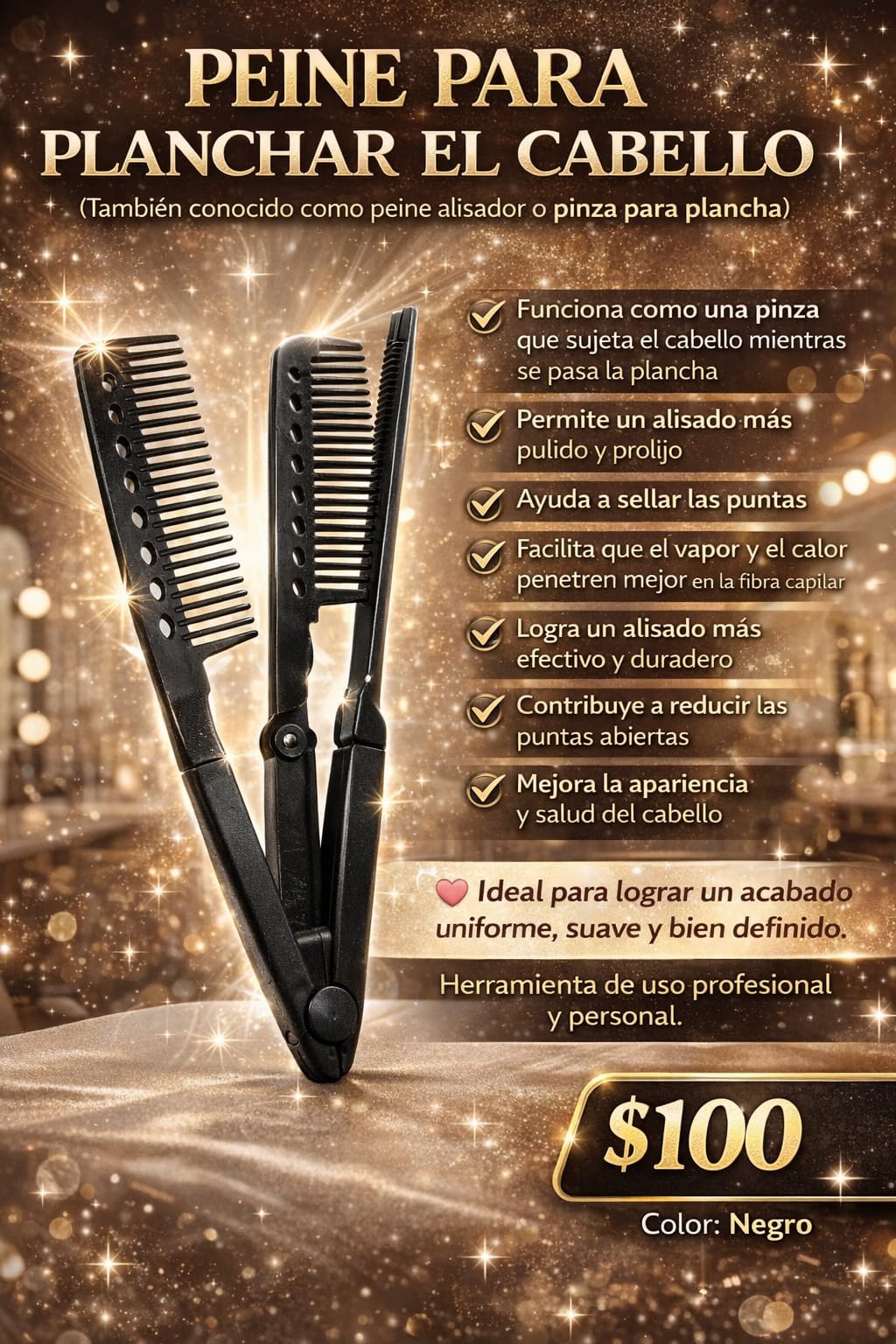 Peine para placha