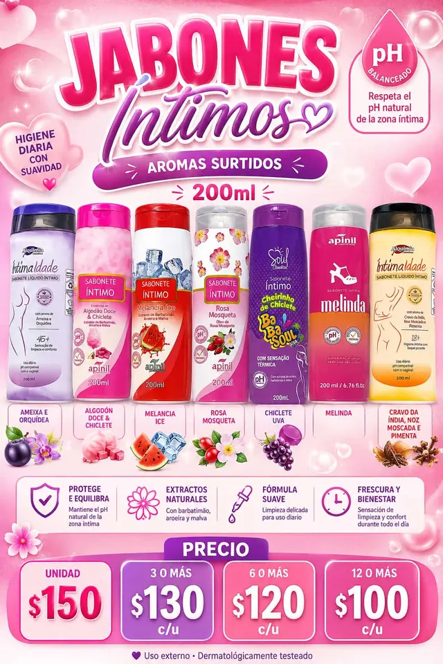 Jabones íntimos