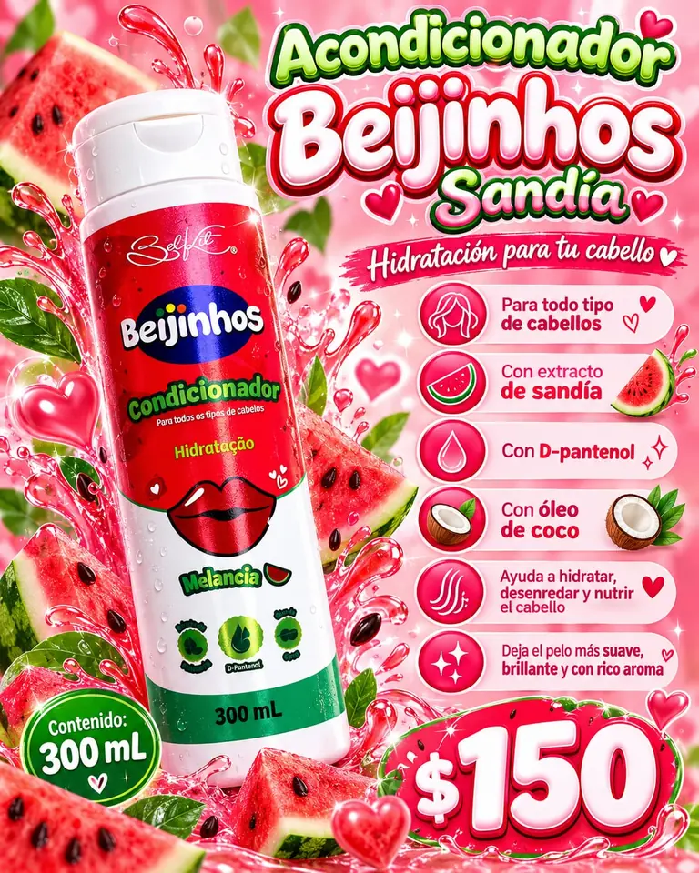 Acondicionador Beijinhos Sandía
