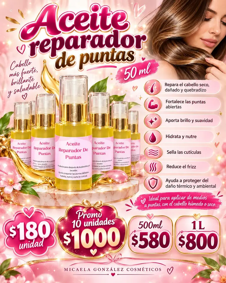 Aceite reparador de puntas