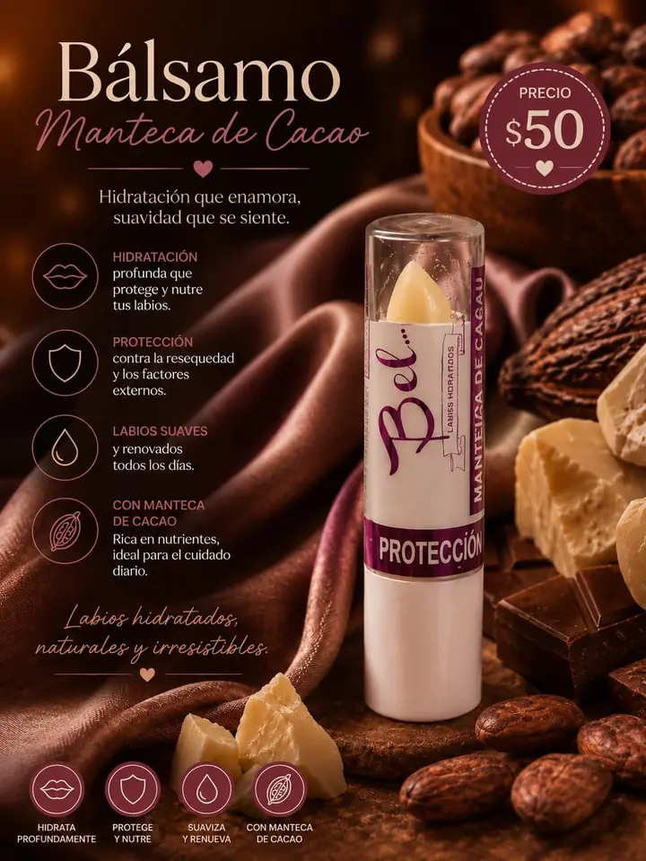 Bálsamo manteca de cacao