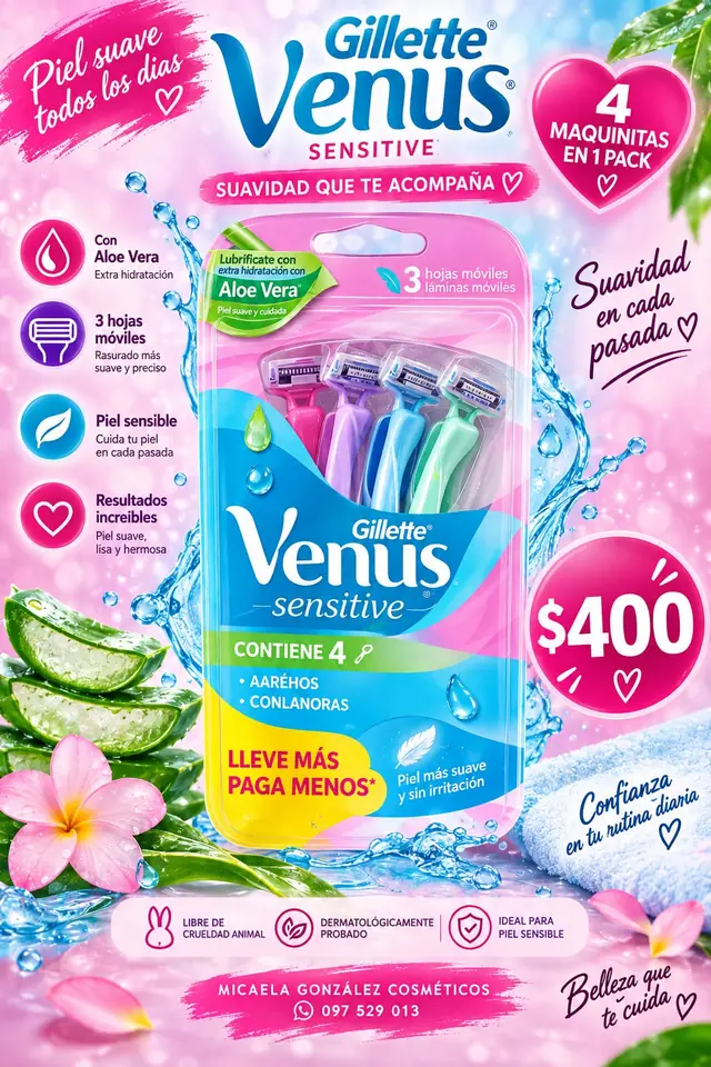 Maquinitas afeitar Venus