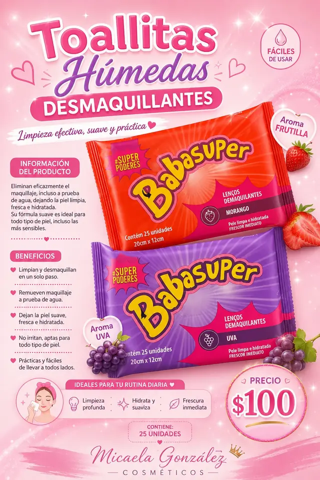 Toallitas Desmaquillantes Babasuper