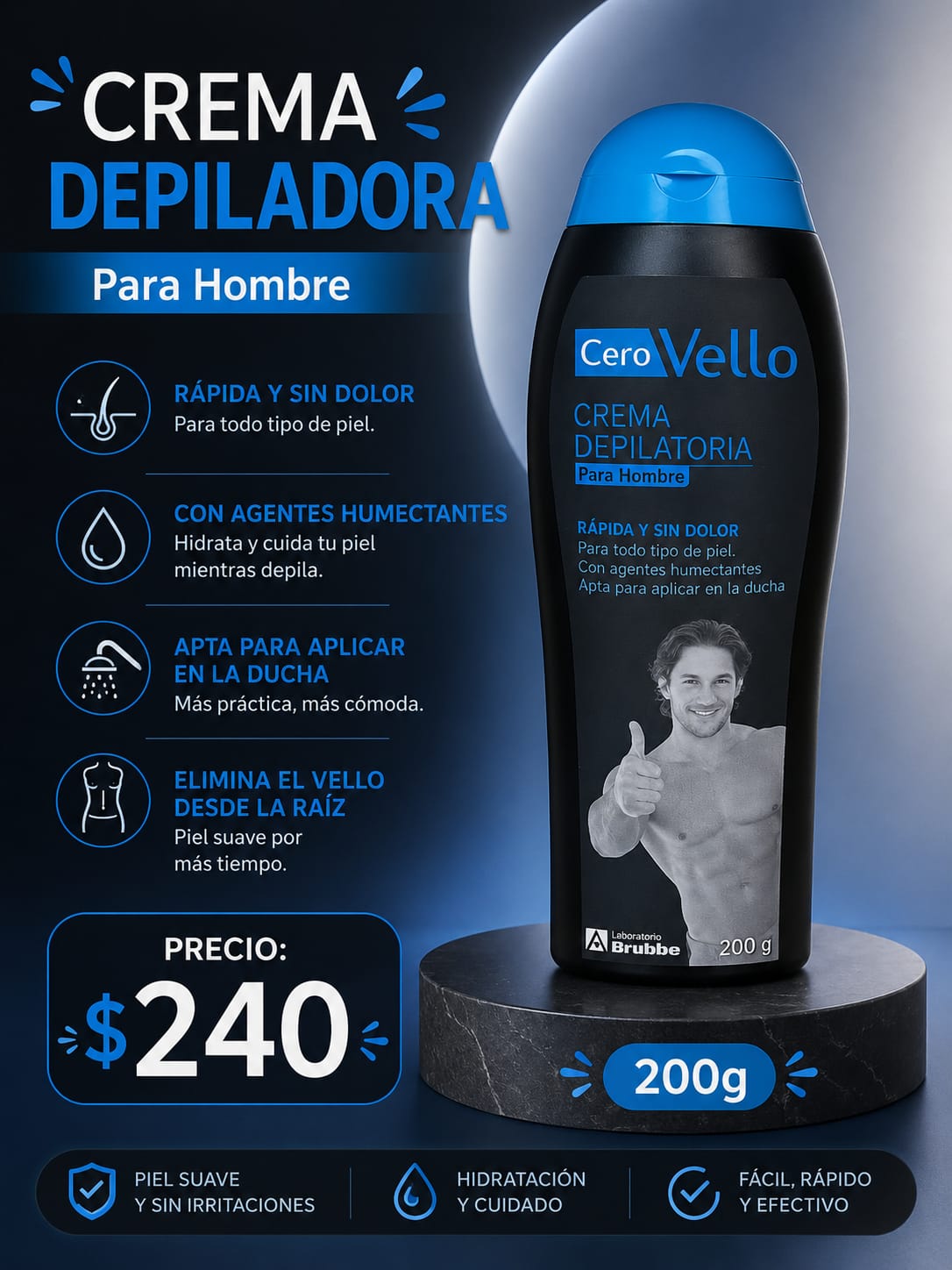 Crema depilatoria