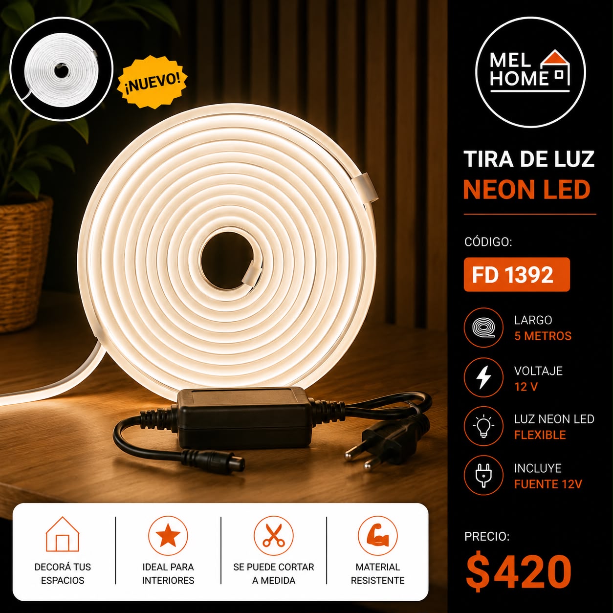 Tiras led