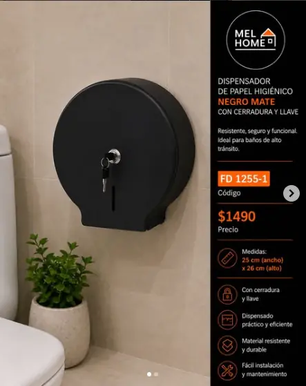 Dispensador de papel higiénico