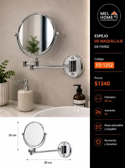 Espejo de maquillaje