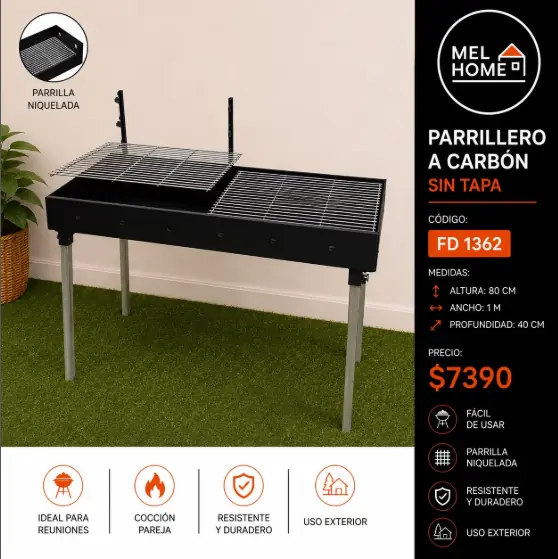 Parrillero a Carbón