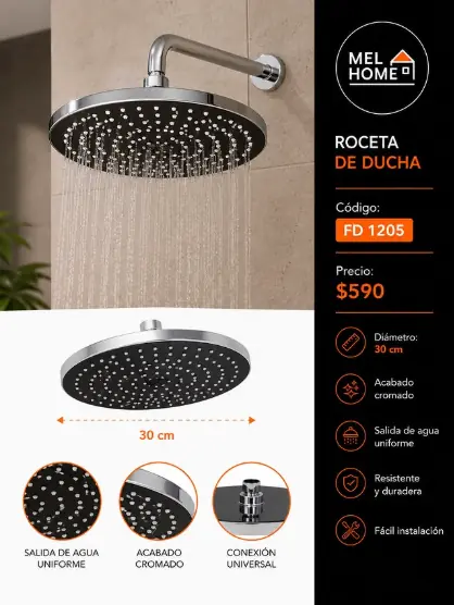Roseta de ducha