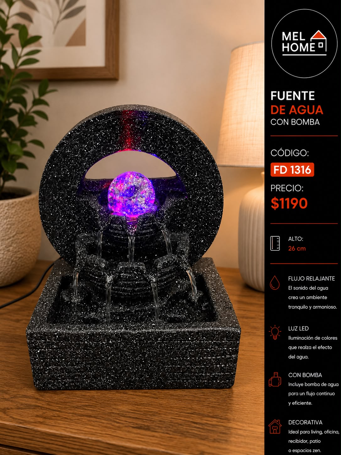 Fuente de agua