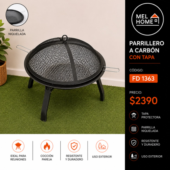 Parrillero a carbón
