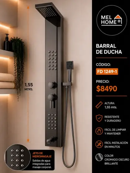 Barral de ducha