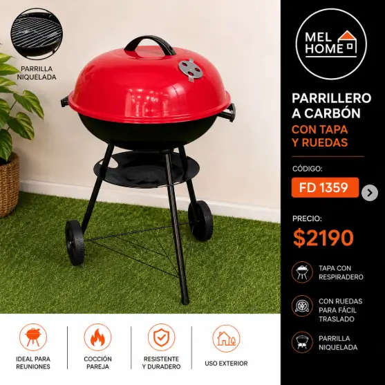 Parrillero a carbón