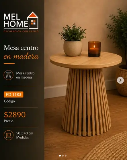 Mesa en madera