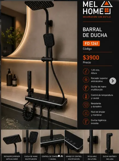 Barral de ducha