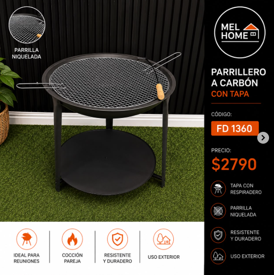 Parrillero a carbón