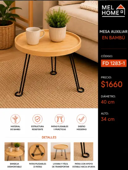 Mesa auxiliar