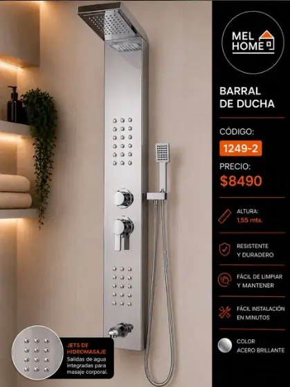 Barral de ducha