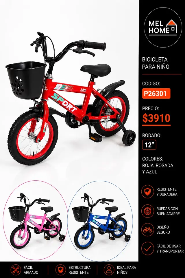 Bicicleta para niños
