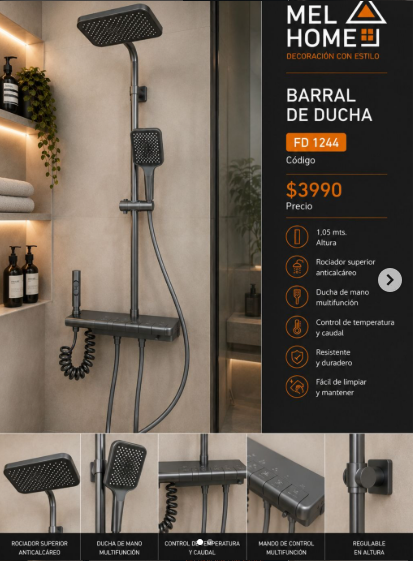 Barral de ducha