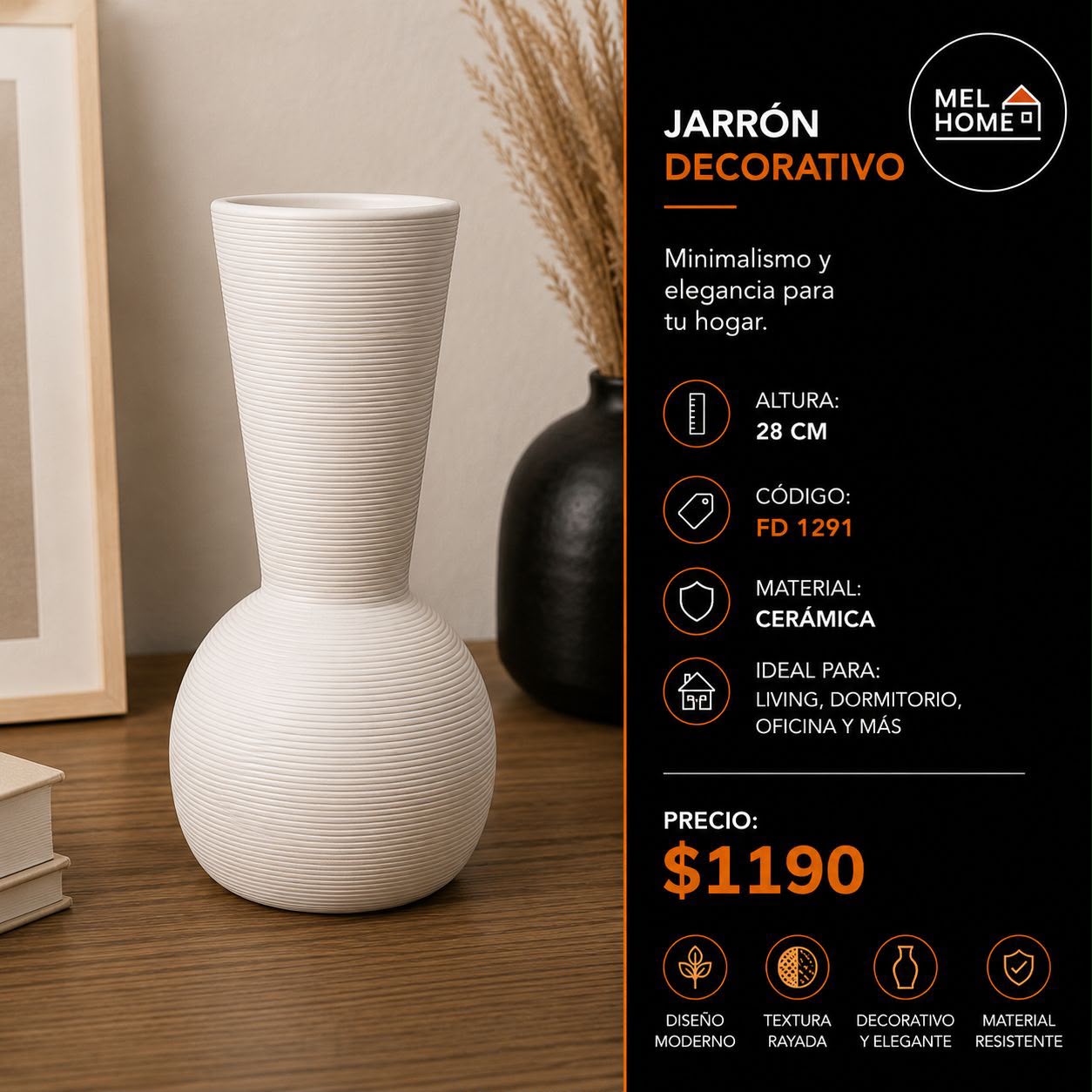 Jarrón decorativo