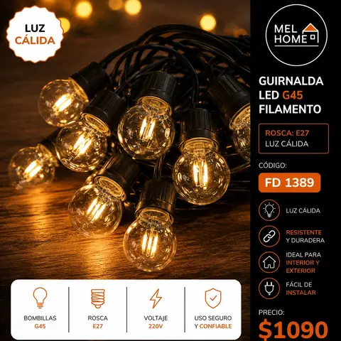 Guirnalda de luz