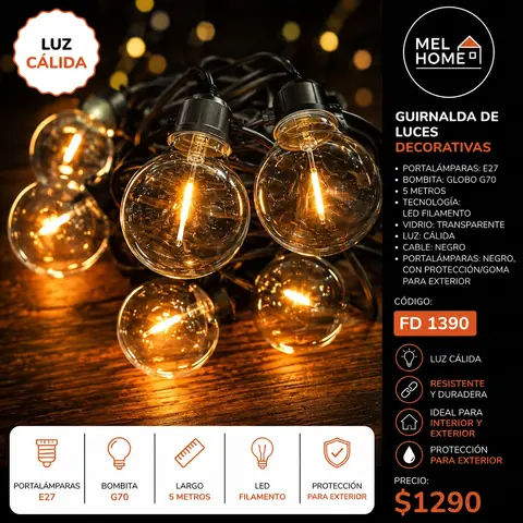Guirnalda de luz