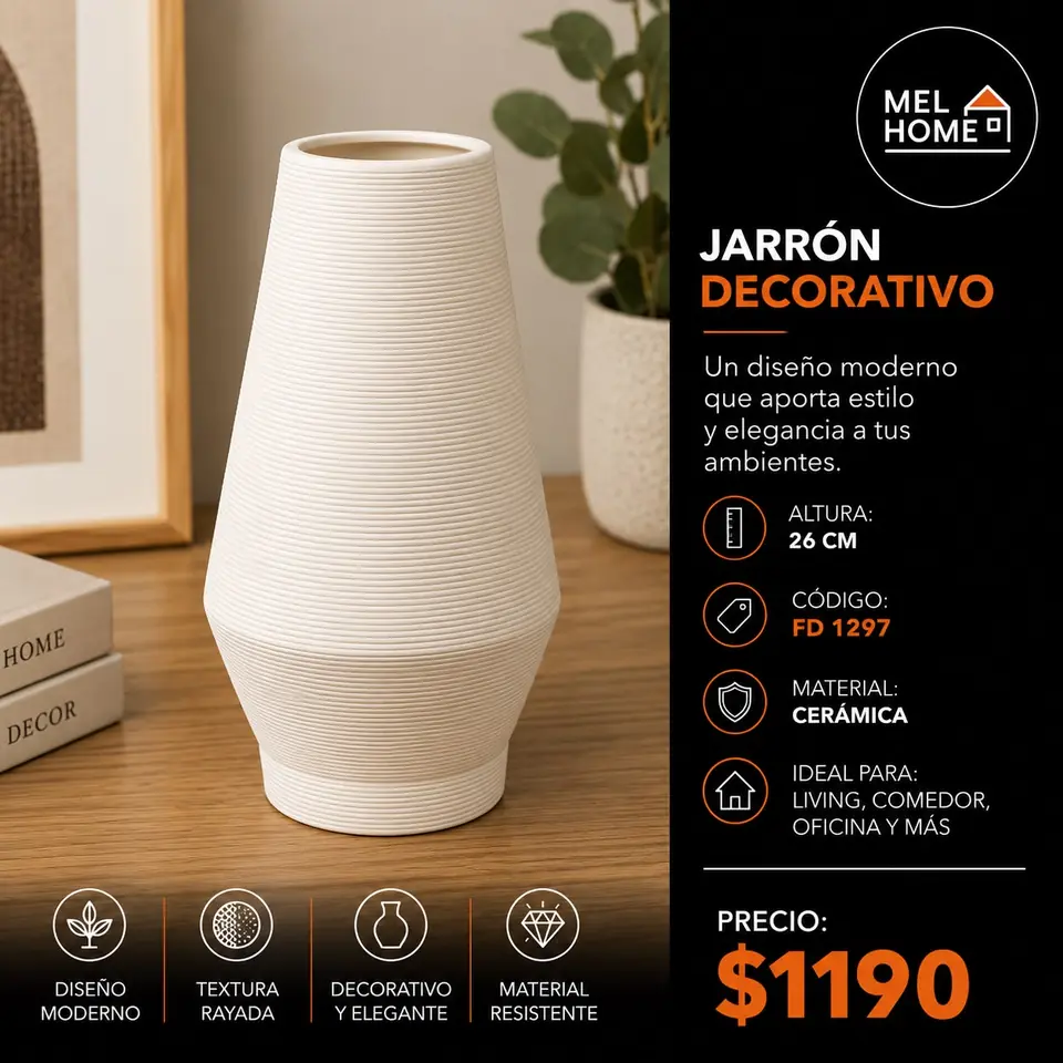 Jarrón decorativo