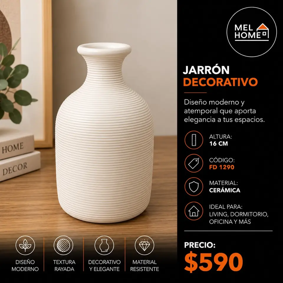 Jarrón decorativo