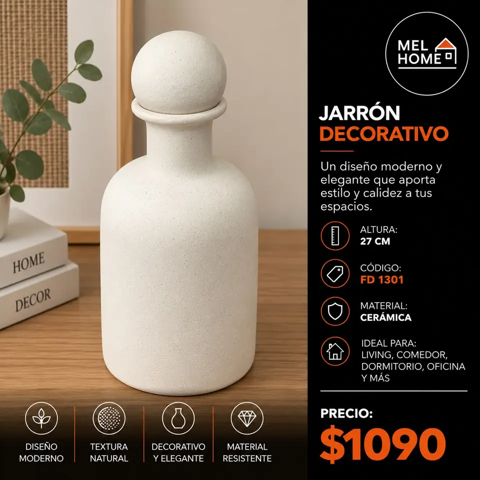 Jarrón decorativo