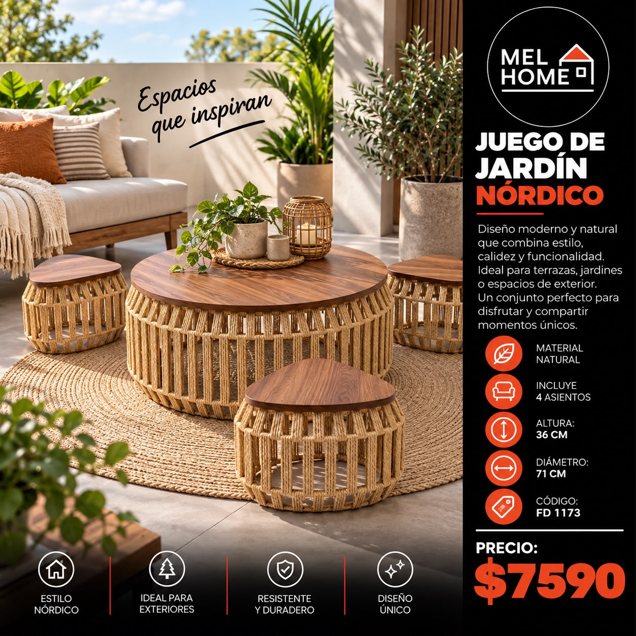 Juego De Jardin
