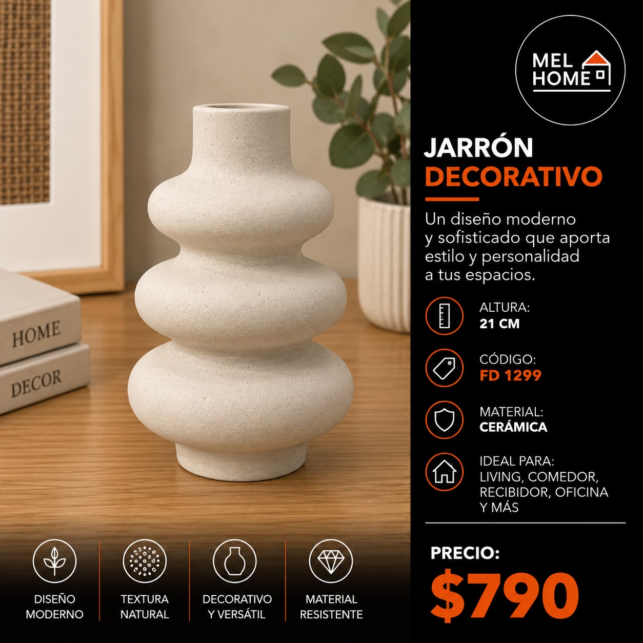 Jarrón decorativo
