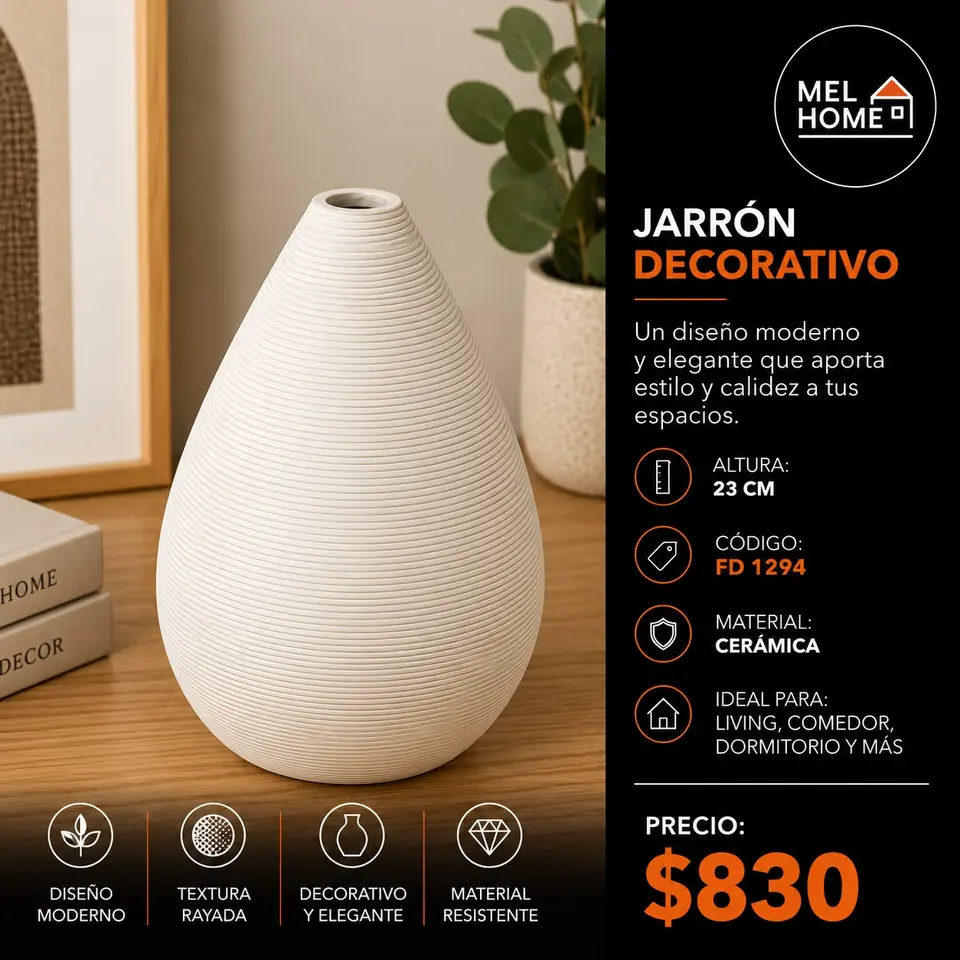 Jarrón decorativo