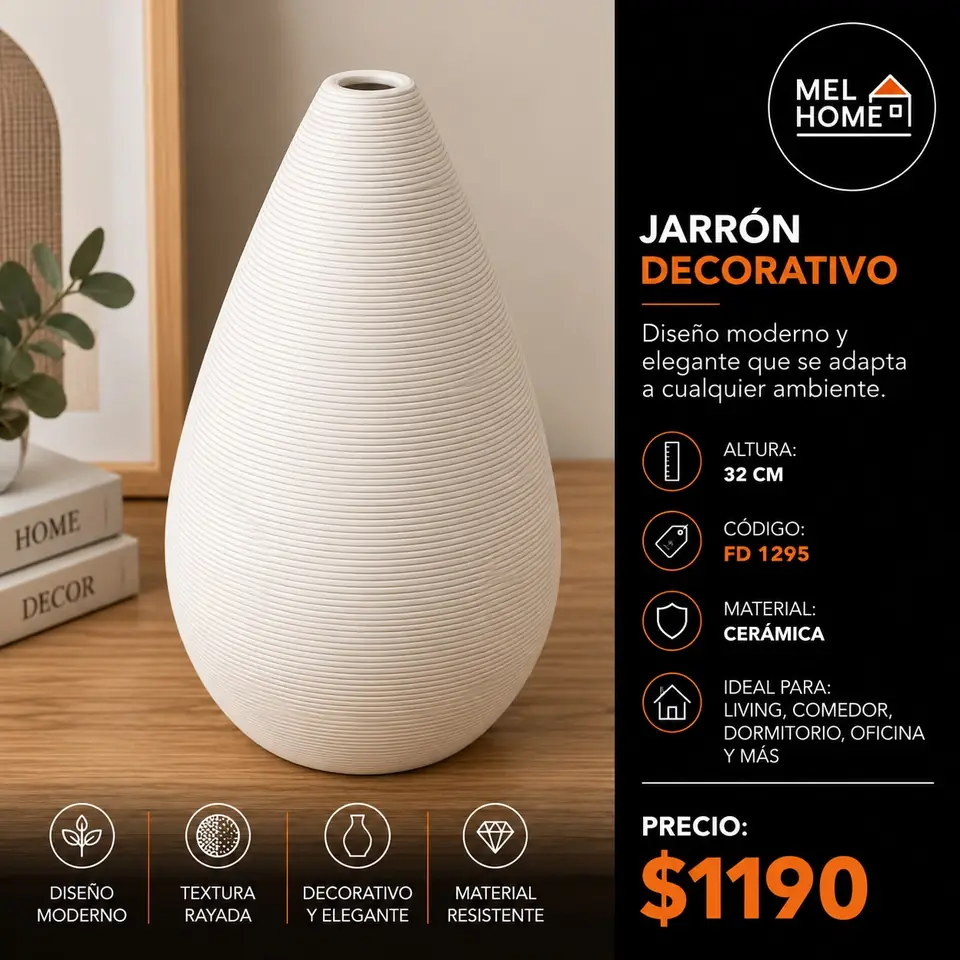 Jarrón decorativo