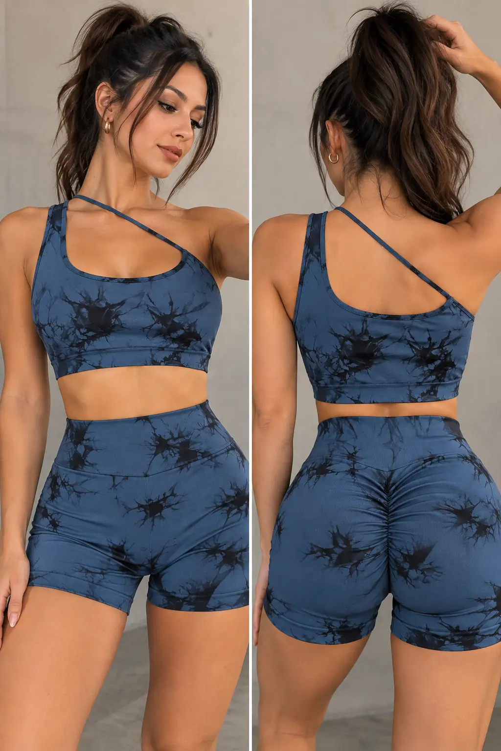 Conjunto Deportivo Tie Dye Fruncido