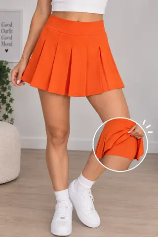 Pollera Short Tableada 🧡