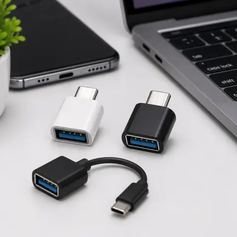 Adaptador Otg Asgartech Usb C A Usb 3.0 Hembra Para Celular Tablet iPhone Ios Android Alta Velocidad Datos Universal