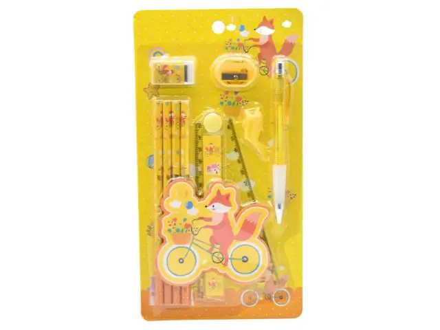Set escolar 9pcs - varios colores