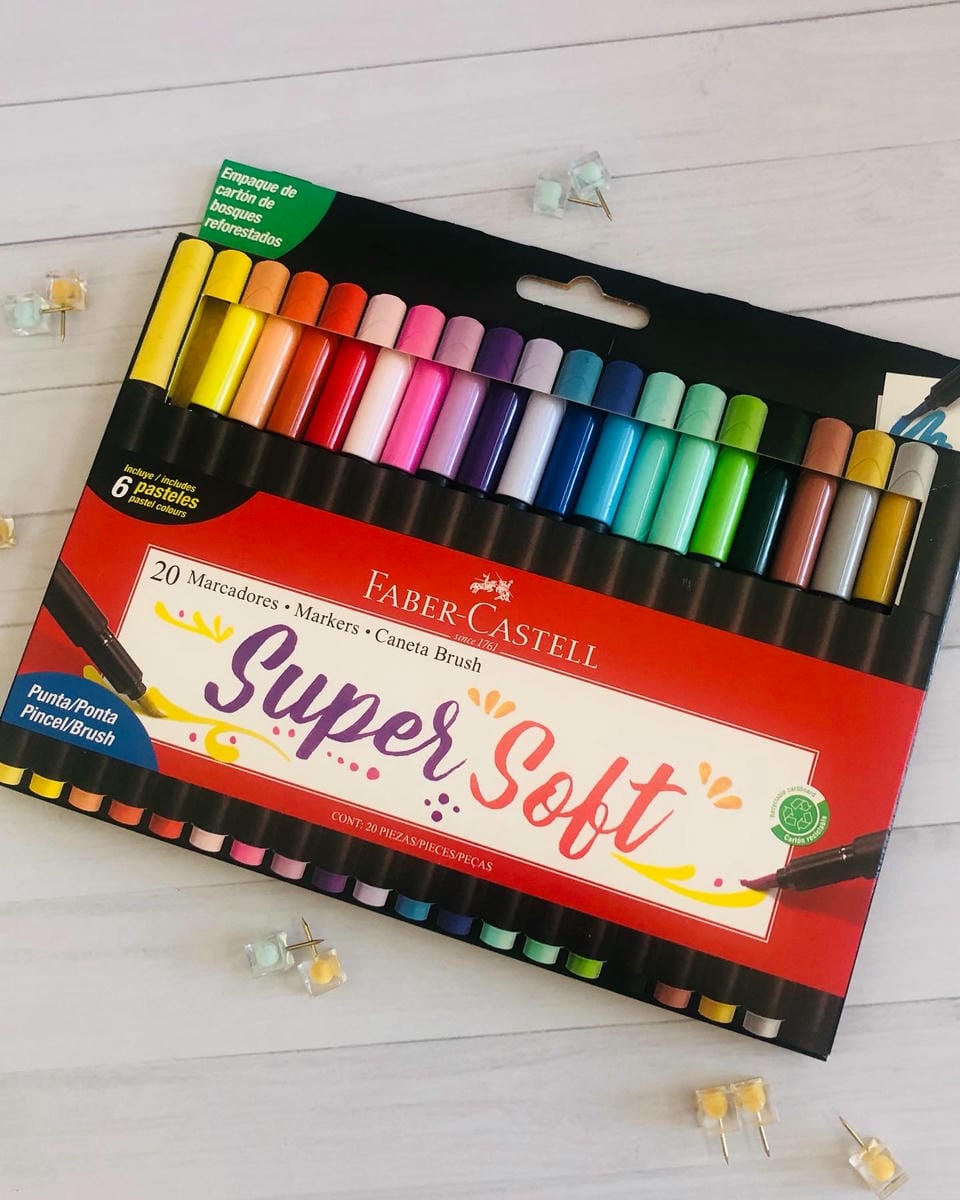 Marcadores Faber Castell Super Soft