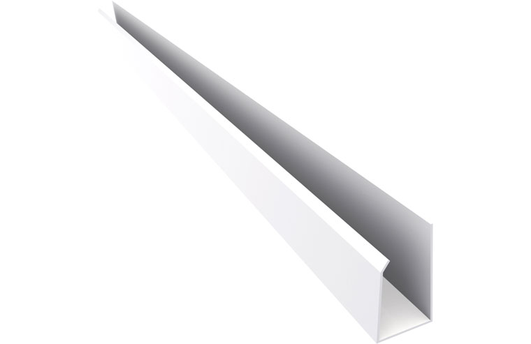 Perfil U Blanco PVC 6m Perimetral